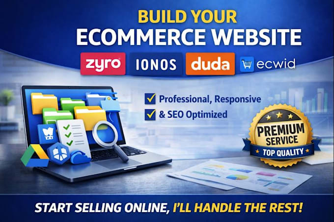 build ionos zyro duda ecwid responsive ecommerce online store