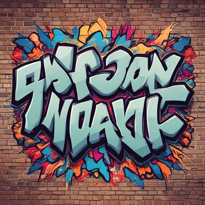 create handmade graffiti for your logo or your word