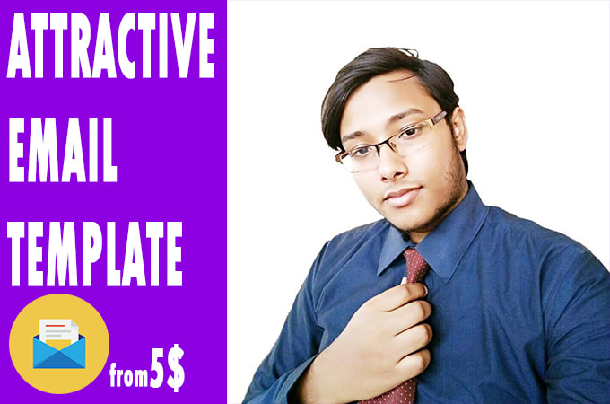 Create attractive email template by Mithunamit Fiverr