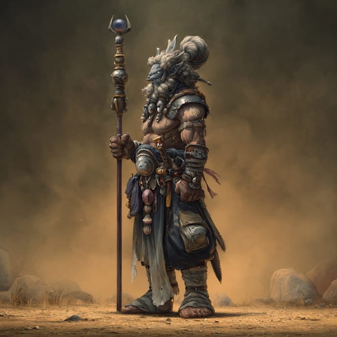 draw fantasy character illustration