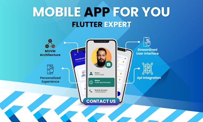 develop a high performance flutter app mvp for ios and android