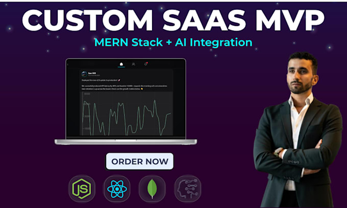 develop your ai integrated saas mvp or custom website