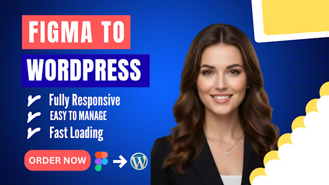 convert figma to wordpress or figma to elementor website