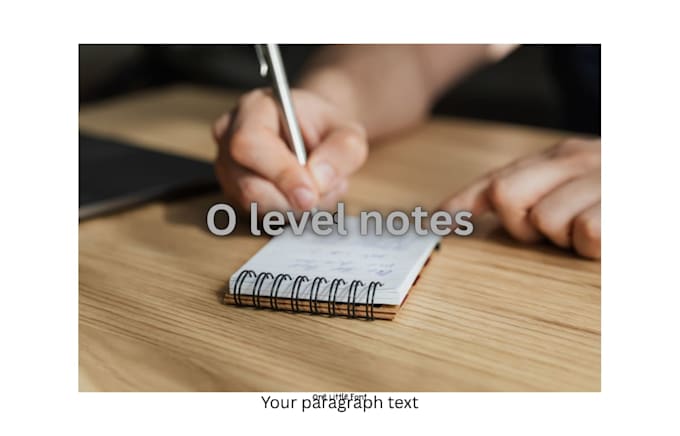 create organized business notes for gce o level