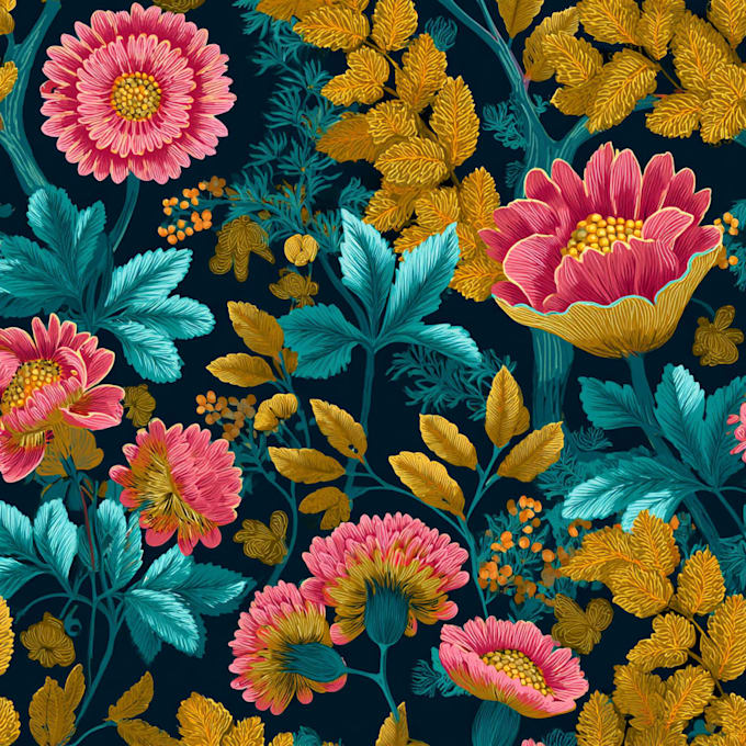 seamless pattern, pattern design, textile design