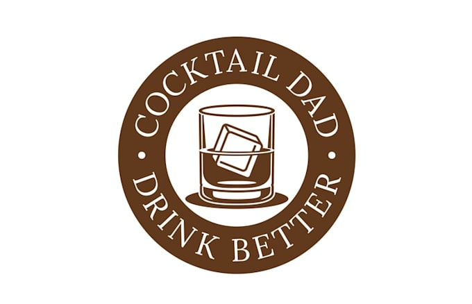 design unique cocktail dad logo