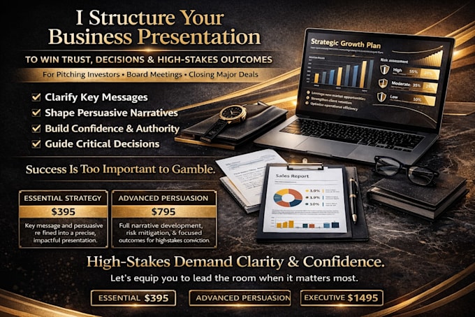 structure business presentations to win trust and decisions