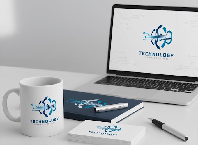 design professional technology, tech, website, business logo