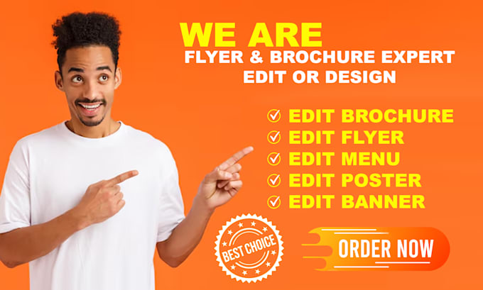 design and edit brochure, flyer within a day