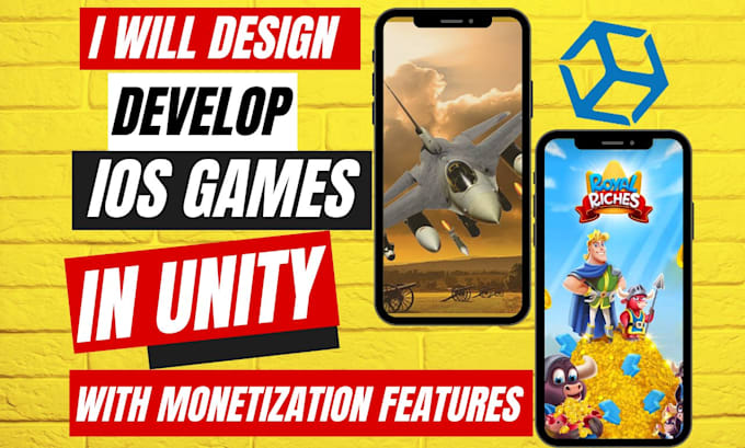 develop ios game application using unity 2d or 3d