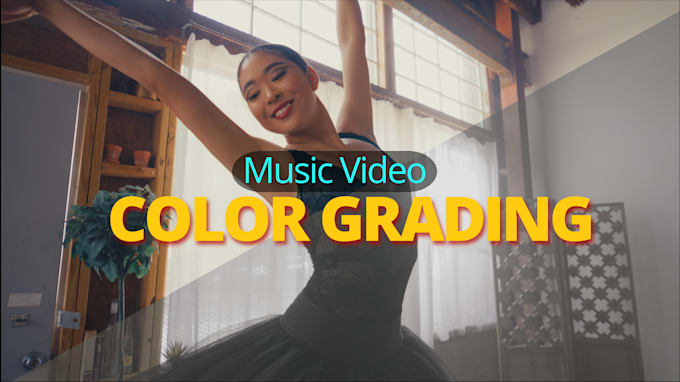 color grade your music videos professionally