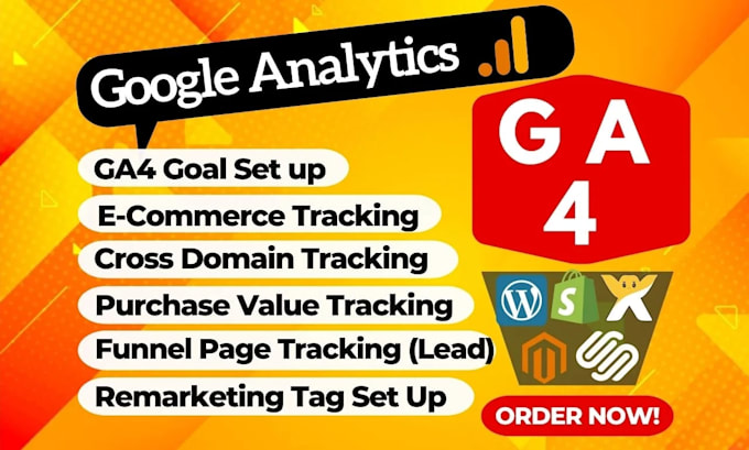 fix or setup google analytics 4, ga4 ecommerce tracking, conversion track