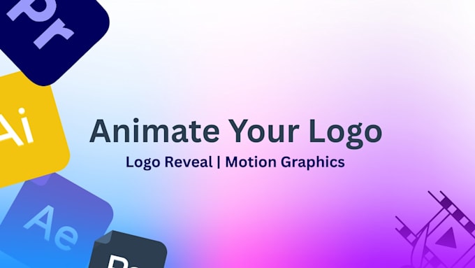 do amazing logo animation, 3d animate, motion graphics