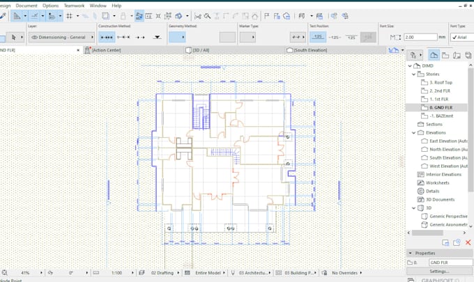 design structure using digital tools