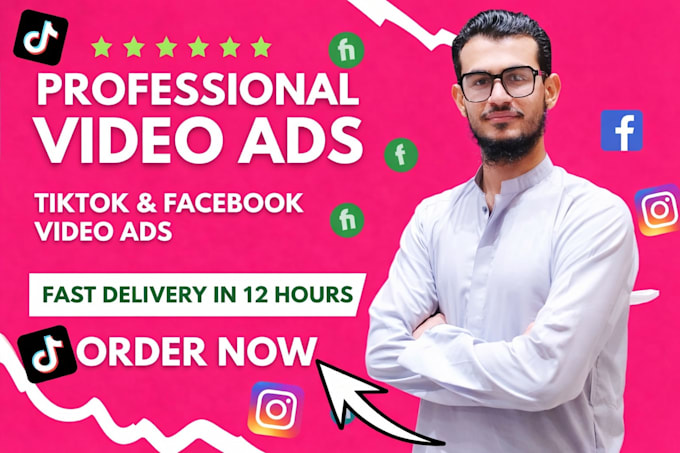 create viral tik tok video ads, facebook ads, dropshipping tiktok ads