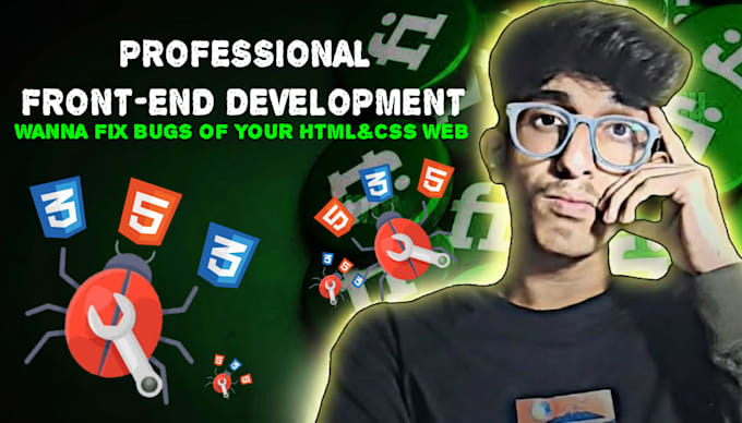 fix HTML and CSS bugs, layout and responsive issues