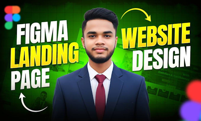do figma landing page design and website UI UX