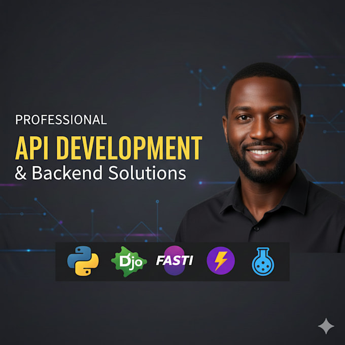 do api development, build rest API backend using django, fastapi, flask, python