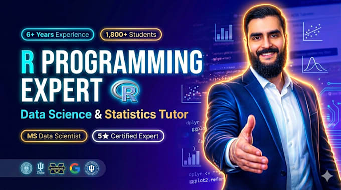 be your expert r programming tutor for data science and statistics