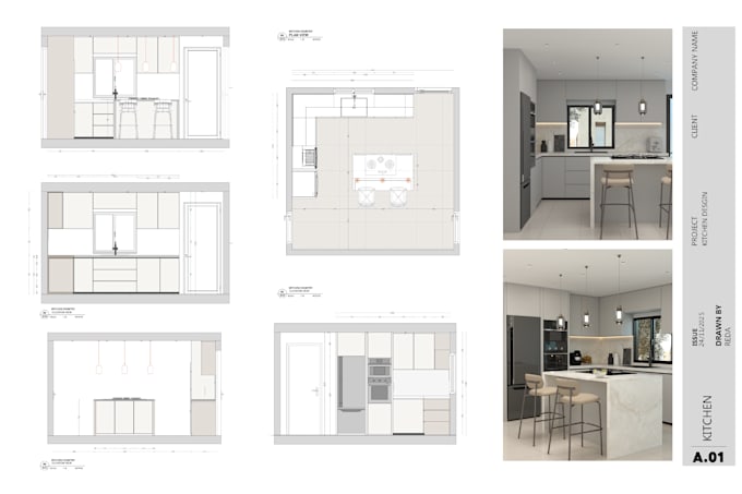 Create design and render your kitchen, residential interior by ...