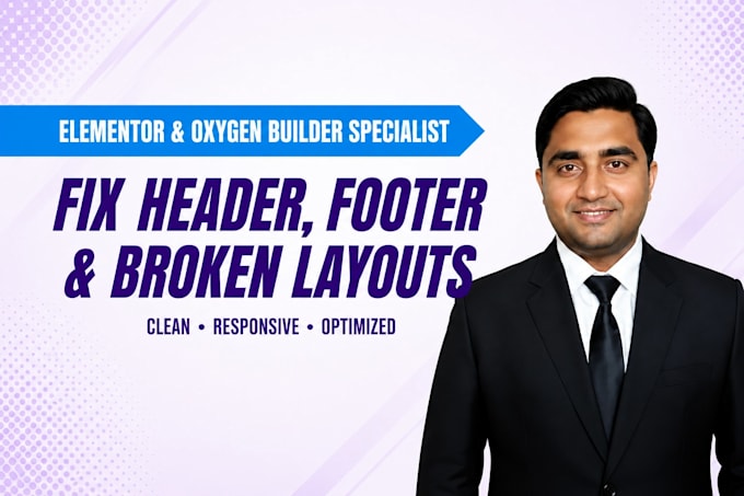 fix wordpresss header issues, footer issues with in 24 hours