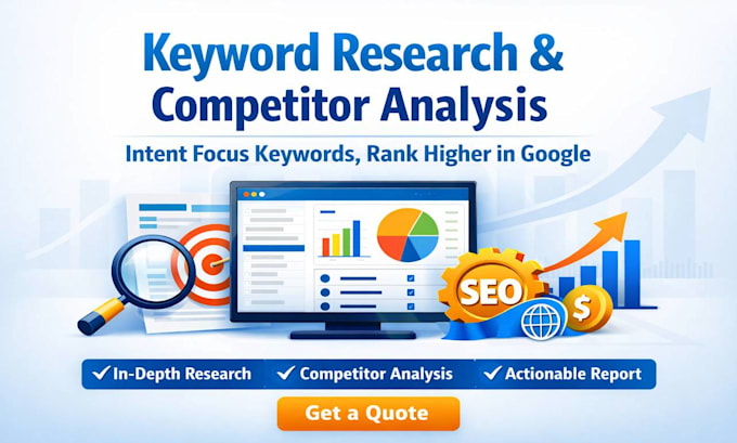 do advanced keyword research and competitor analysis