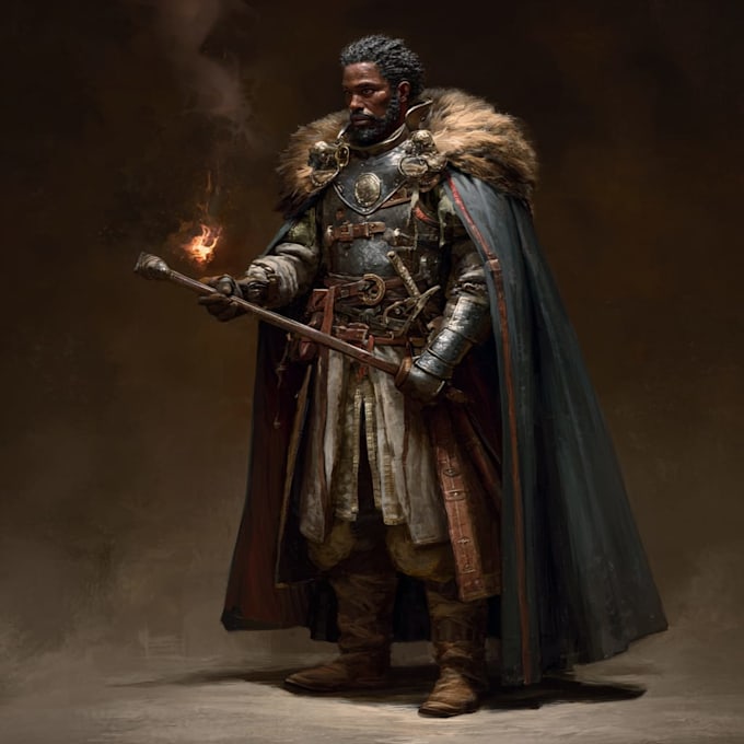 create a d and d character art and dnd art