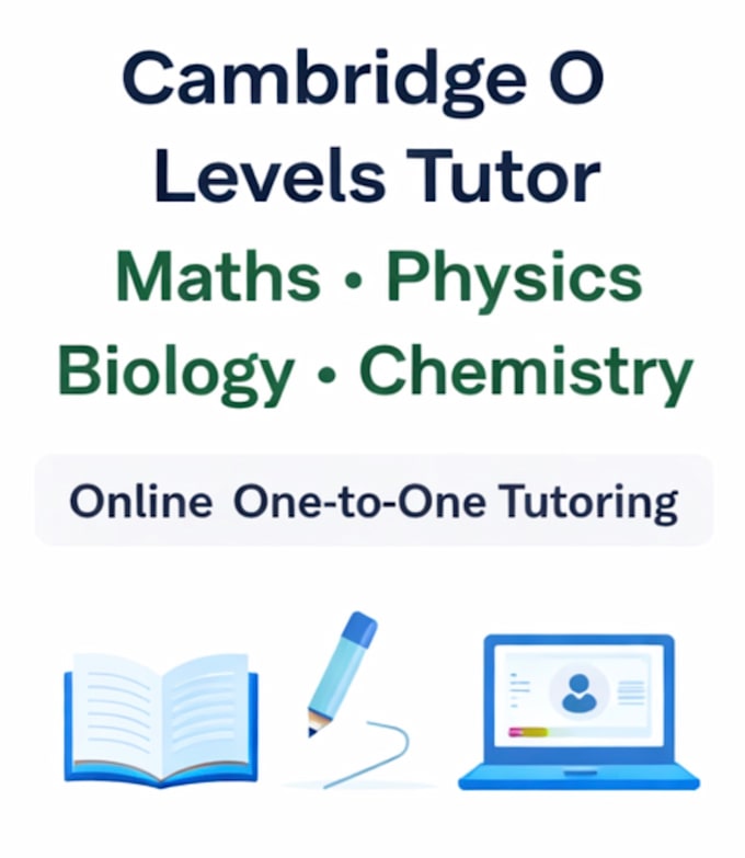 Tutor cambridge o levels igcse math physics chemistry biology by ...