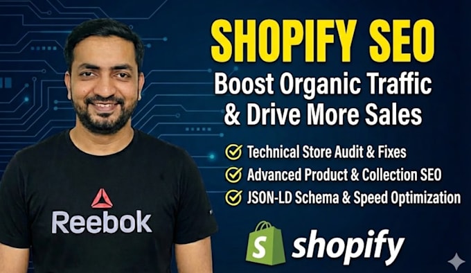 do complete shopify website SEO to boost store sales and google rankings