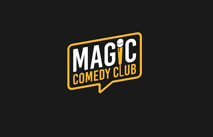design unique magic comedy club logo