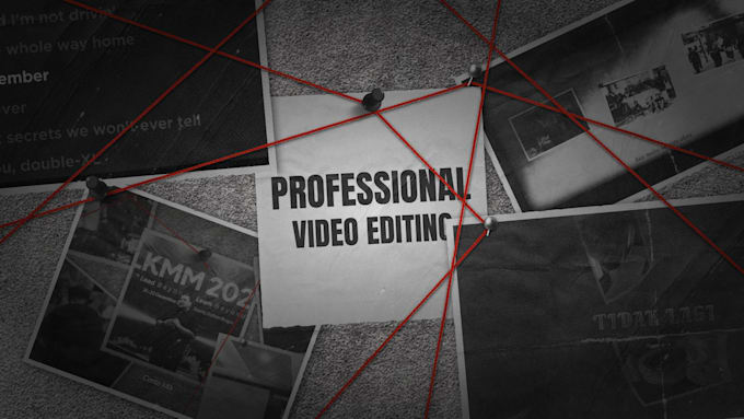 professionally edit documentary videos