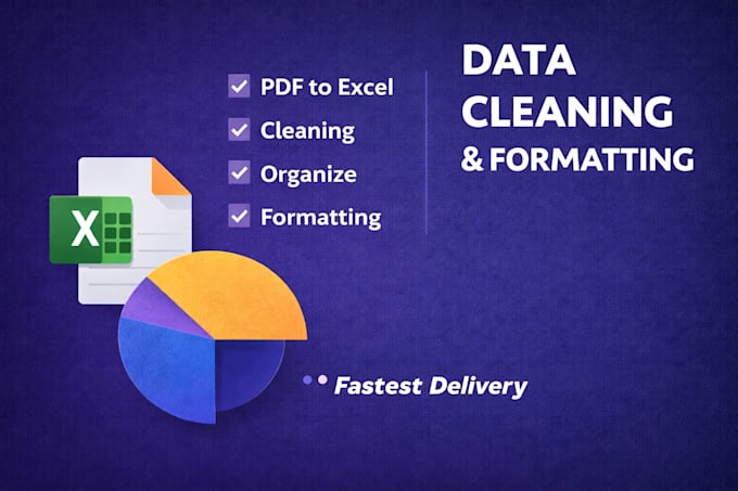 clean, format, merge, split excel data