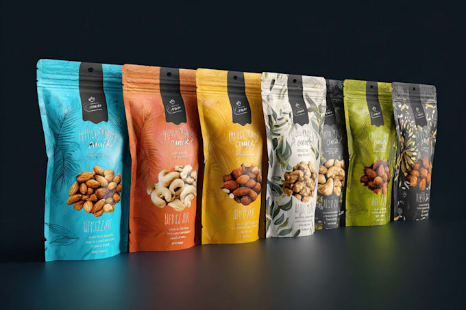 design supplement or hemp product packaging box and label