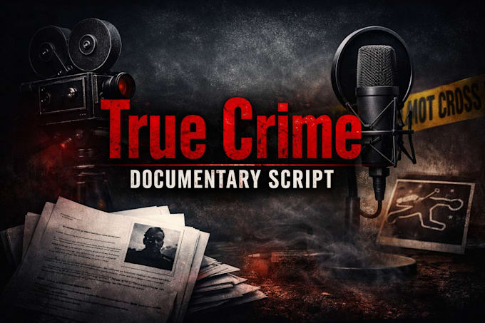 write true crime scripts for youtube and podcast videos