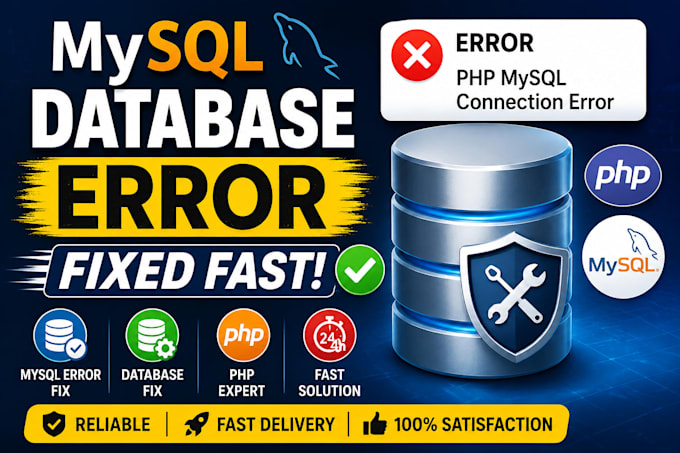 fix PHP mysql database connection errors