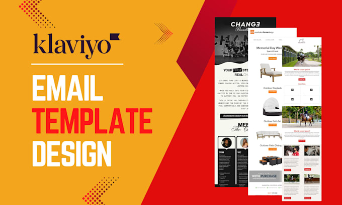 design klaviyo email template newsletter