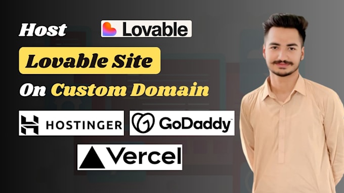 host and connect any ai generated website to a custom domain lovable, bolt
