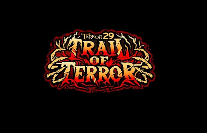 design unique terror trail logo