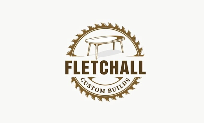 design perfect high end woodworking business logo