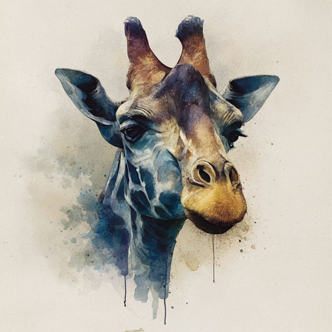 make animal illustrations in watercolor