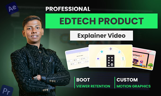 create a professional edtech product video for your platform