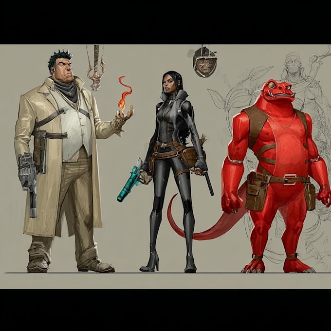 do character illustration or concept art