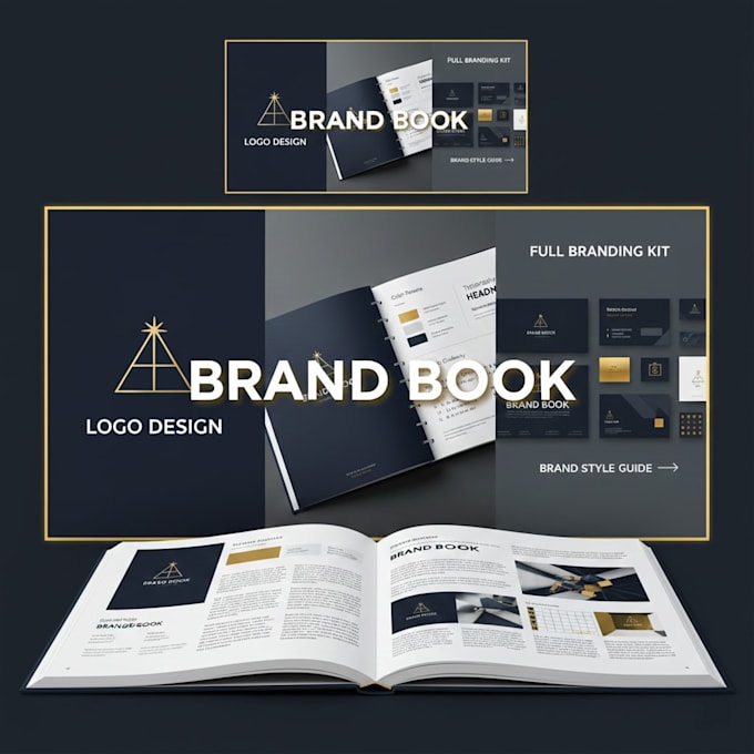 Branded Pdf Examples Design brand book logo design brand style guideline full branding kit ...