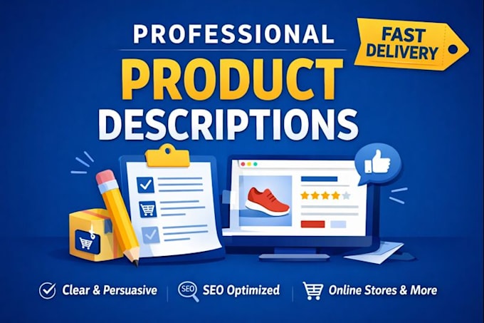 write clear and simple product descriptions in italian