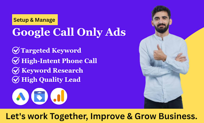 setup google ppc call only ads for high quality lead and call