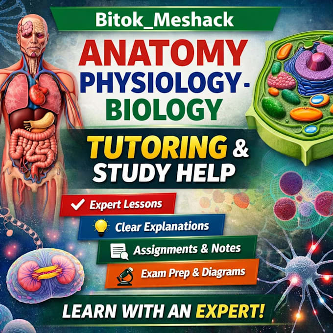 help with anatomy, physiology, biology and related units