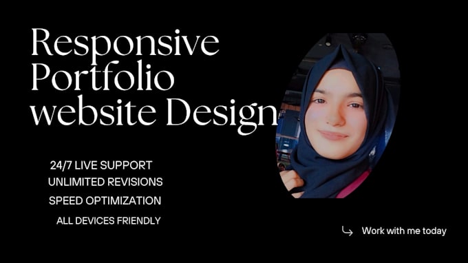 create a portfolio  and bussines website using HTML CSS js