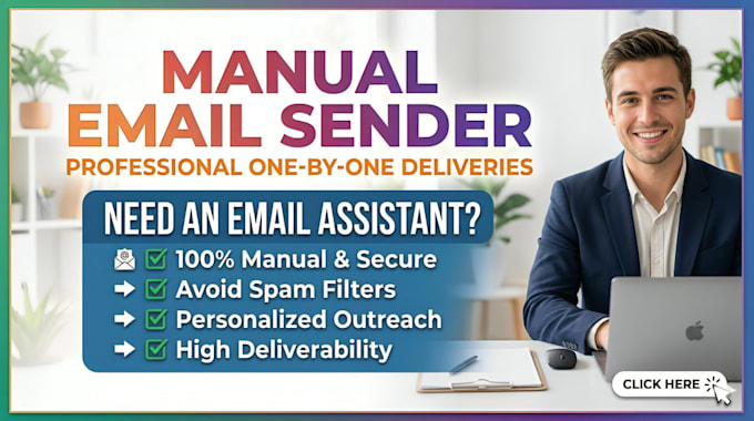 send your emails manually one by one to inbox