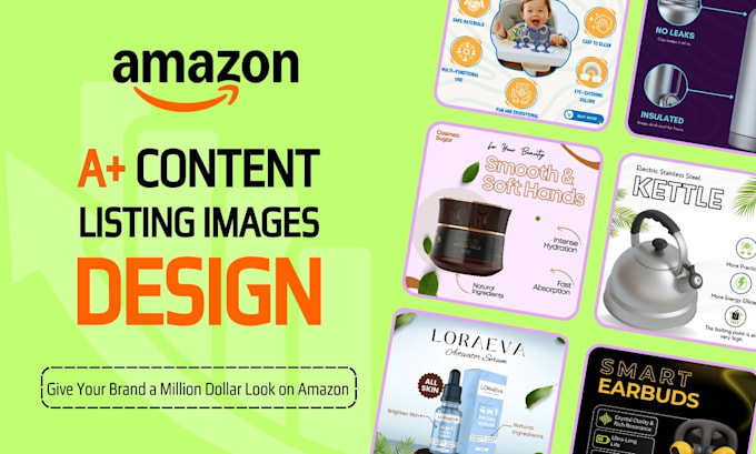 Design high converting amazon listing images and product infographics ...