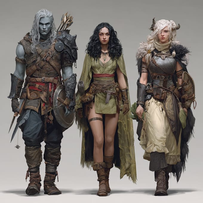 illustrate your fantasy rpg character or party